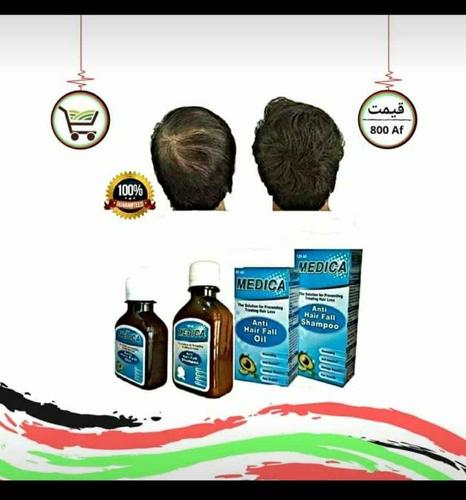 ميډيکل تيل او شامپو د وريښتيانو ټينګولو لپاره