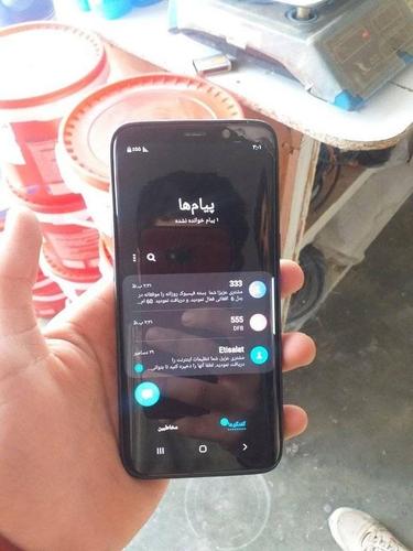 گوشی S8ساده دو سیم 64جیبی حافظه 4رم فینگر شناسی چشم چهره همه