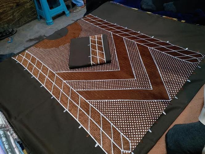 لاسی چارکونجه غاړه ډزینی نصواری رنګ کی ښایسته غاړه قیمت 1100