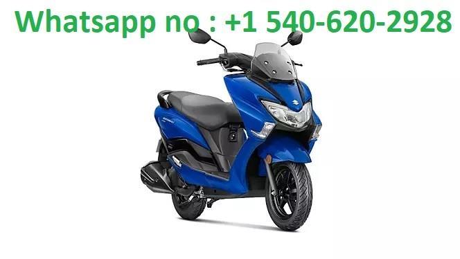 Suzuki Burgman St 125 Scooters Whatsapp no : +1 540-620-2928