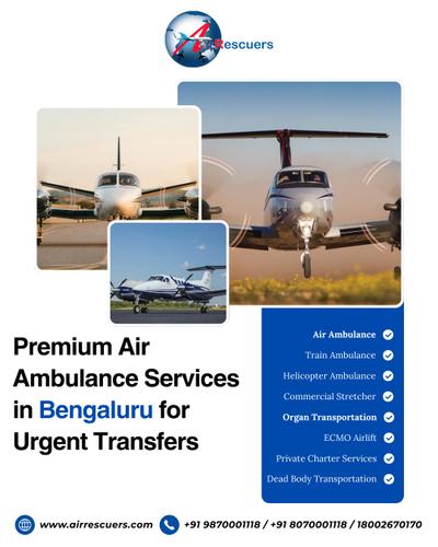 Premium Air Ambulance Services in Bengaluru for Urgent Trans