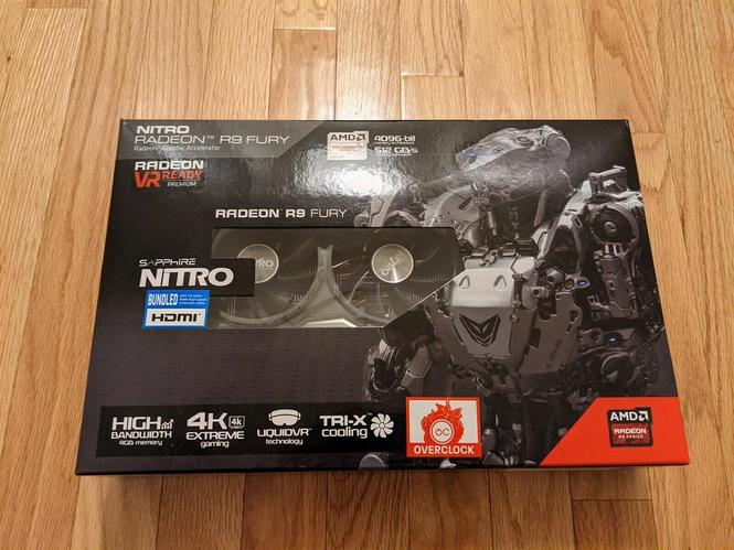 Sapphire Radeon Nitro R9 Fury 4GB GDDR5 Graphics Card
