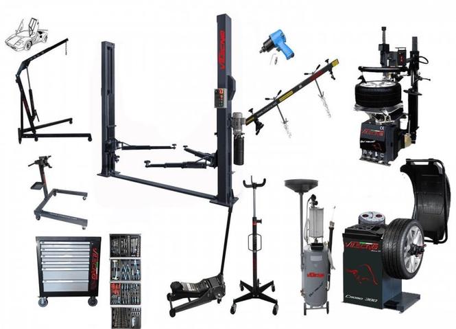 mechanical workshop and new tire shop