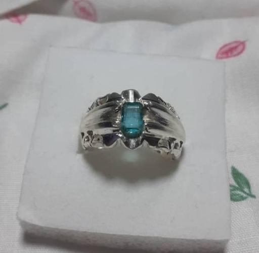 انگشتر چله نما زمرد پنجشیر رکاب نقره قیمت ۱۲۰۰۰ 0787812528