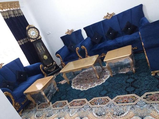 ست کوچ هفت نفره همراه سه دانه میز کامل نو جنس اصلی با کیفیت