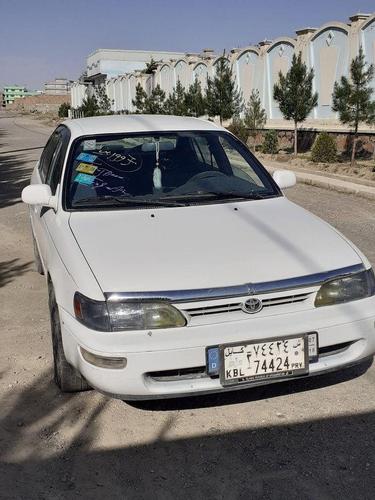 موتر: کرولای کانادایی مادل: ۱۹۹۷ ماشین: 4 A رنگ: سفید پلیت