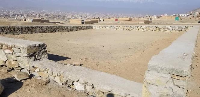 نمره فروشی سنګ کاری شده واقع دشت پدوله شهر کابل
