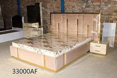 تخت-خواب-دونفره-جک-دار--چوبی-فلزی-
