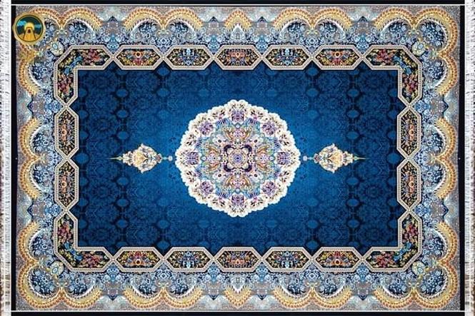 فرش ایرانی ابی