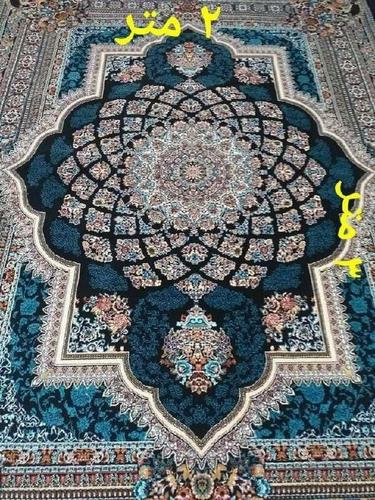 یک دانه قالین ایرانی 6 متره 700 شانه 2550 تراکم جنس کامل نخی