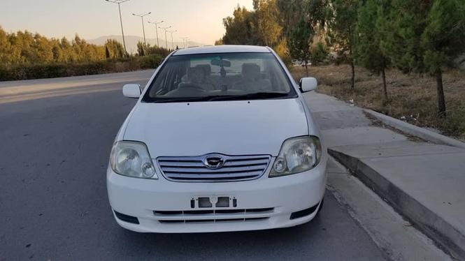 نوی لوکسل 2003 مادل کوچنی ماشین روغ سپین رنگ جاپانی