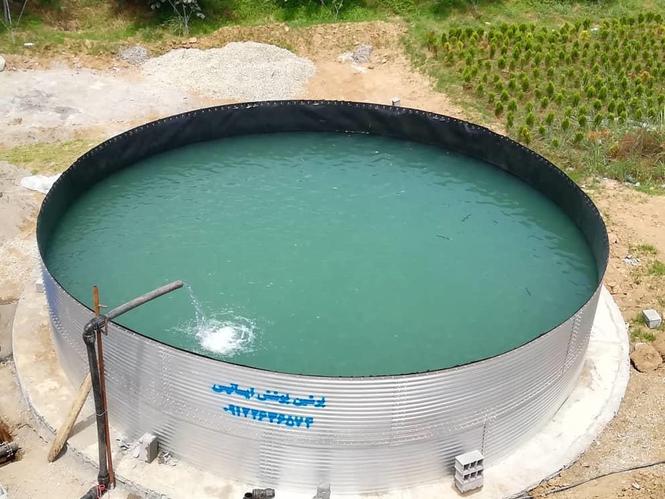 حوض ابیاری استخر کشاورزی