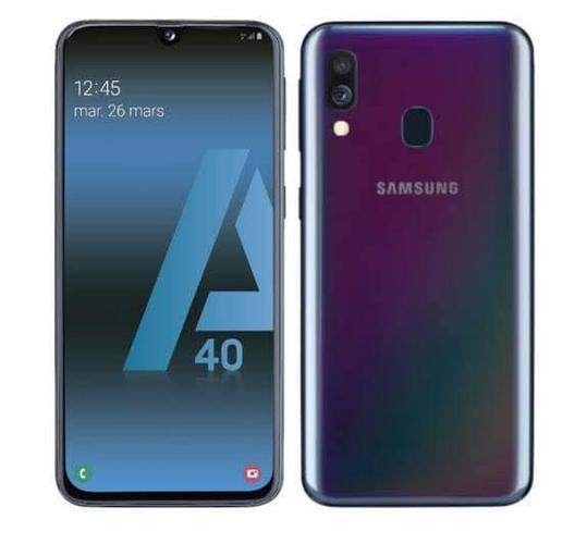 Galaxy A40 فقط ۲۰ روز استفاده شده قوتی دارد 0766043213