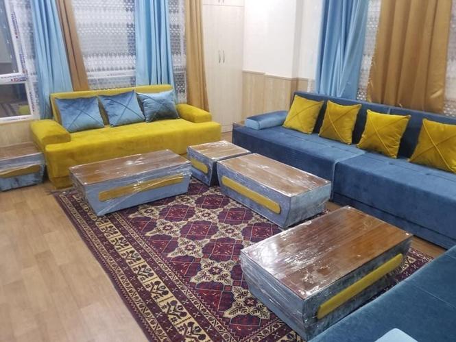سیت های کوچ‌ال هفت نفره به رنگ دیزین وسایزهای مختلف برای سه