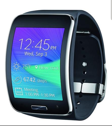 مدل ساعت هوشمند Galaxy Gear S رنگ سیاه 1 سیمکارت قابلیت وصل
