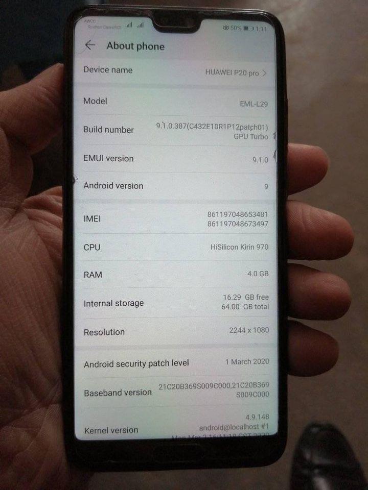 هووای-p20-pro
