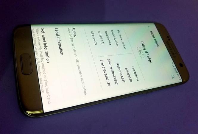 مدل Galaxy S7 Edge و 2 SIM رنگ طلایی دارای 32 GB حافظه و 4GB