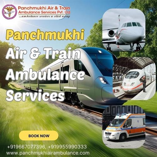 Panchmukhi Train Ambulance Service in Chennai is ideal for l