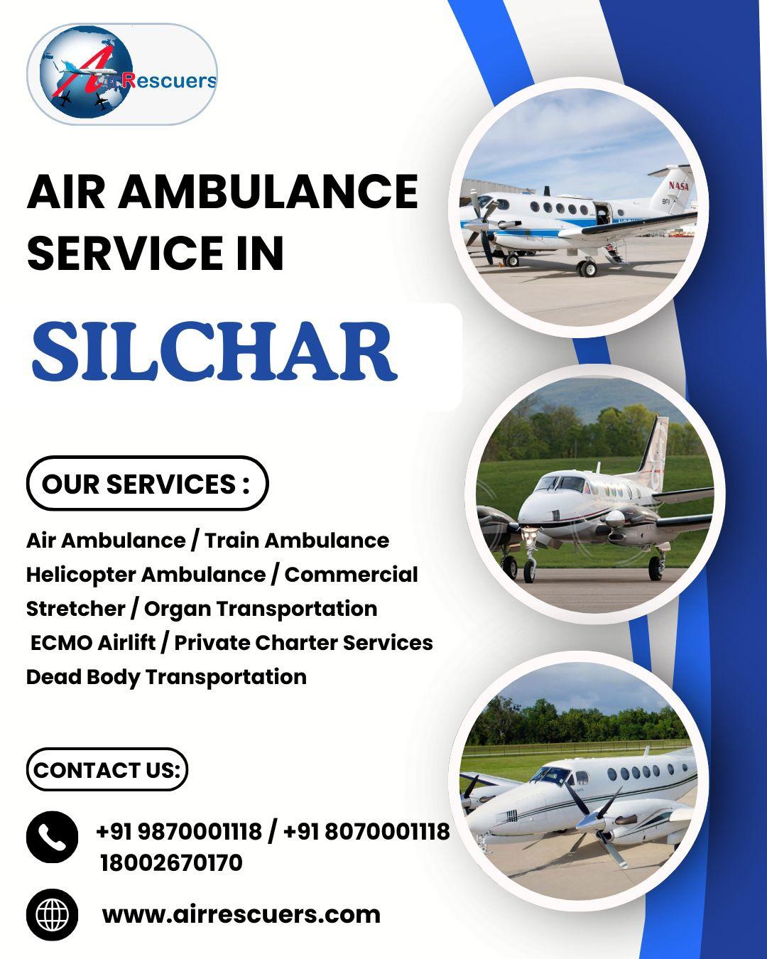 Emergency-Air-Ambulance-in-Silchar--Fast--Reliable--24-7