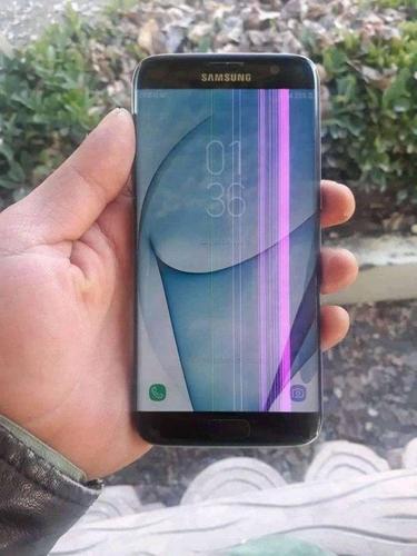 فروش ومالچه گوشی s7edge خط داردگه کارش چک بدون مشکل نو32حاف