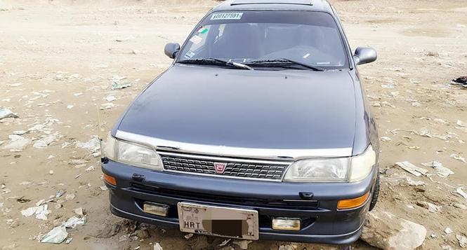 یک عراده موتر فروشی کرولا سپر صالون مادل ۱۹.۹۱پلیت هرات اس
