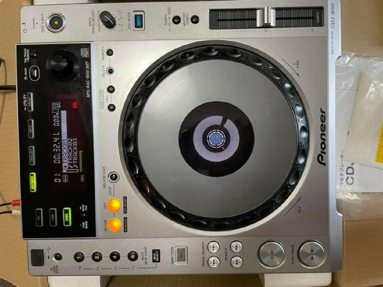 3-Unit-SET-----Pioneer-CDJ-850-x2---DJ-mixer-DJM-350--Tested