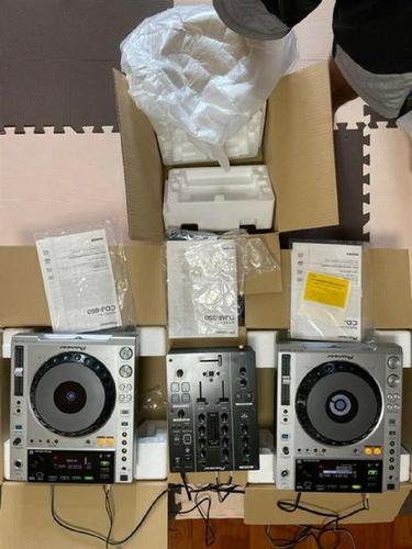 3 Unit SET!! - Pioneer CDJ-850 x2 / DJ mixer DJM-350 "Tested