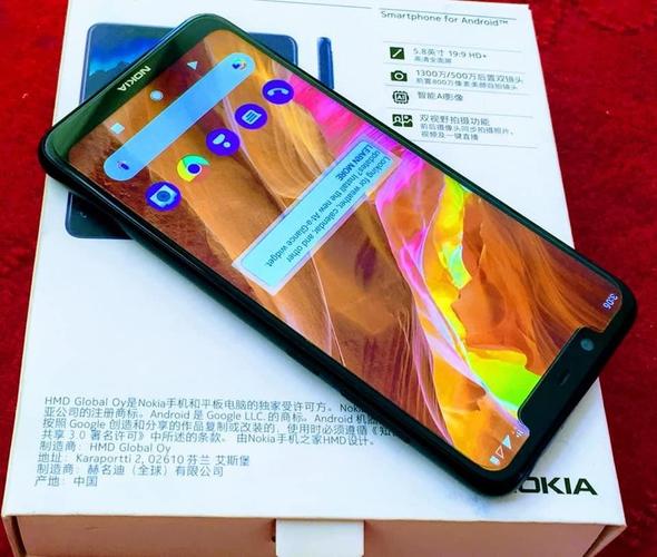 مدل Nokia X 2018 دو سیم‌کارت همزمان شیپ آیفون X دارای فنگر پ