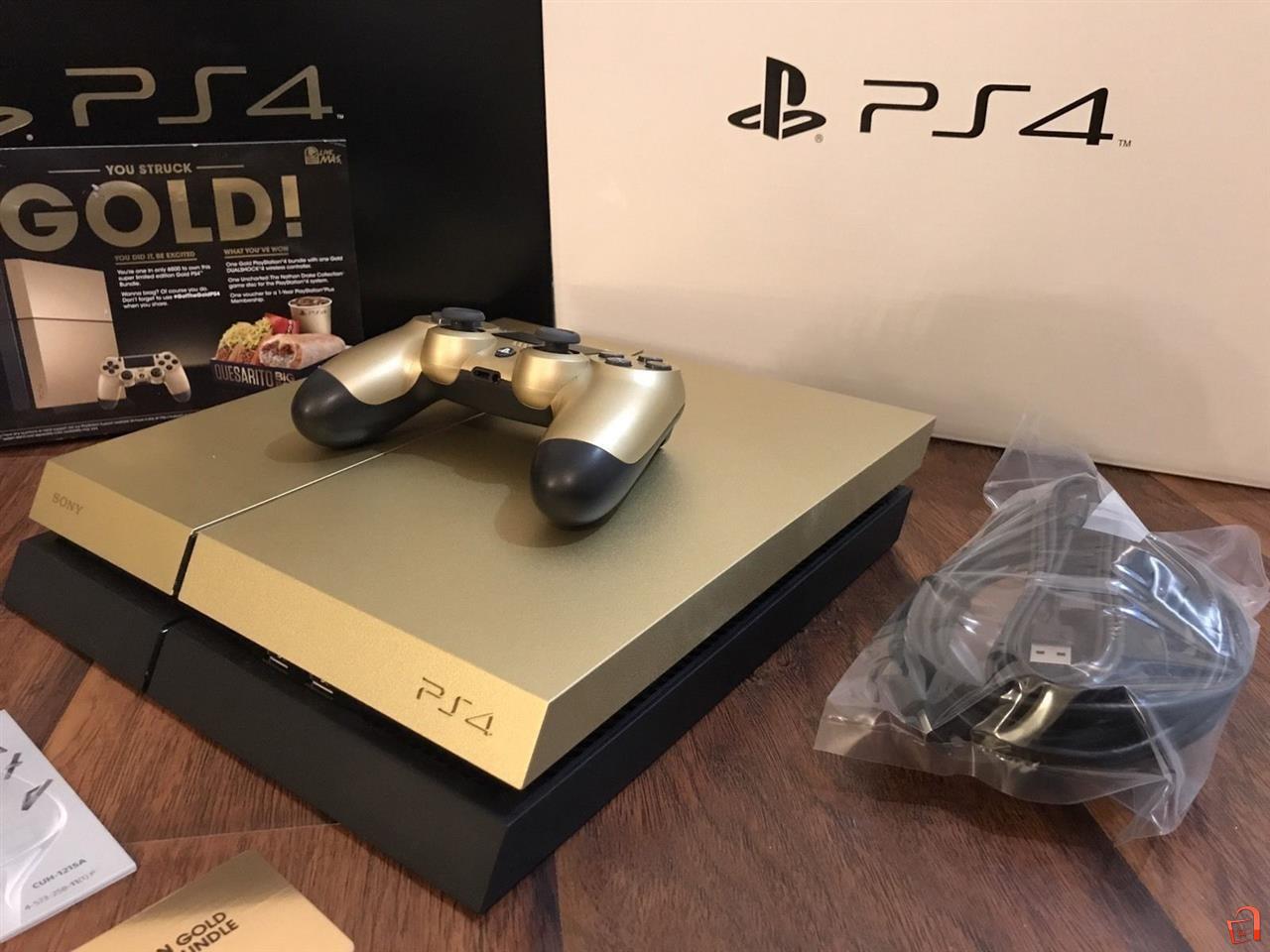 Sony playstation on sale gold black
