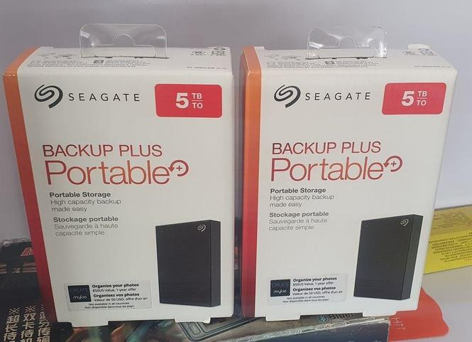 2 Pieces 5 TB Backup Plus External Dard Drive only one week