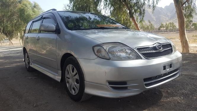 دخرڅ۔موتر فلډر مادل 2003 سلور رنګ روغ کوچنی ماشين
