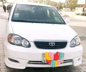 COROLLA S CLASS 2005 TEMPORARY DOCUMENTS