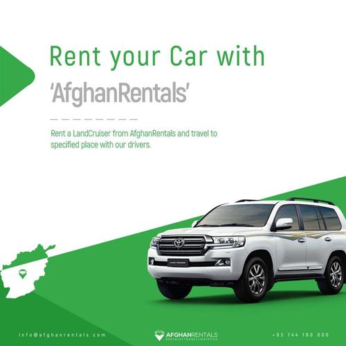 Rent Your Car with AfghanRentals all Over AFG