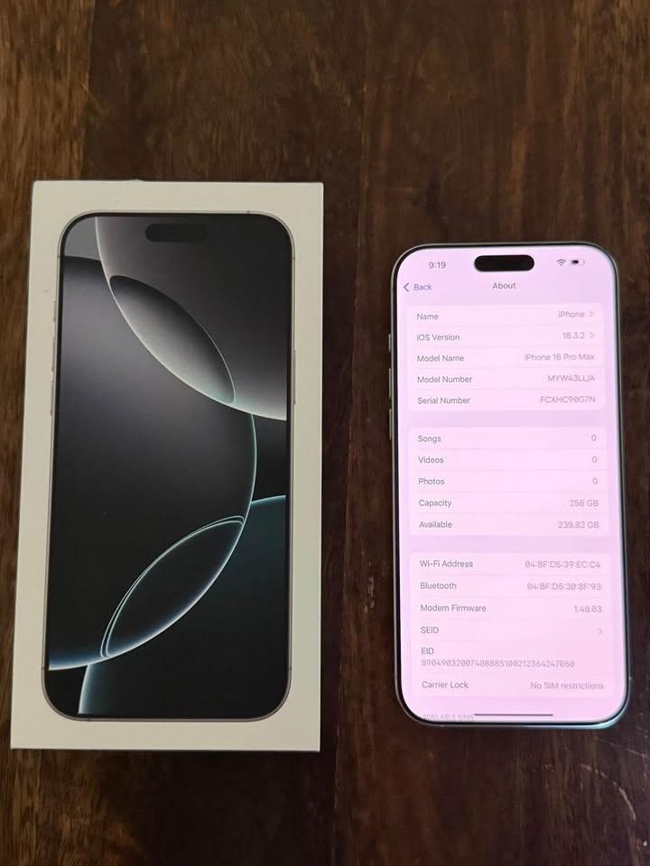 -eSim-LLA--iPhone-16-Pro-Max-256GB-NEW---0-cycle-battery