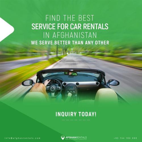 Find the Car Rentals Service in Afghanistan