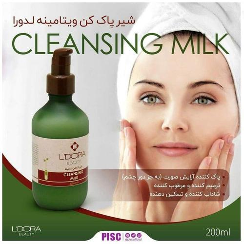 شیر پاک‌کن شیر پاک‌کن ویتامینه لدورا پوست_خشک