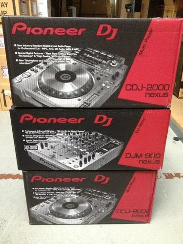 Pioneer 2 CDJ-2000 Nexus, 1 DJM-900 Nexus, HDJ-200