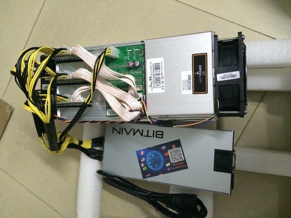 Bitmain-S9-Antminer-with-Power-supply-14T-Miner