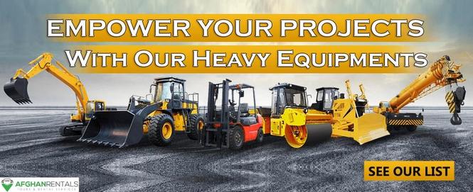 Empower your Projects with our Heavy Equipment