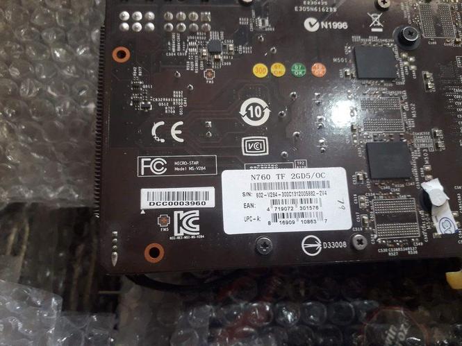 12 دانه گرافیک های GTX 760 2GB MSI فروشی به قیمت مناسب