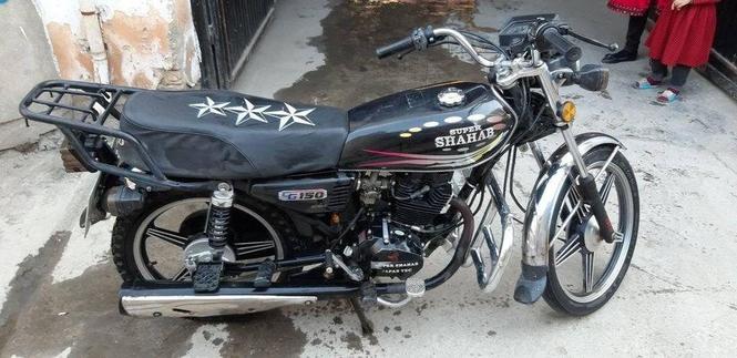 موتورسیکلت سوپر شهاب 150cc مودل 2015 پلیت کابل 57 هزار اسناد