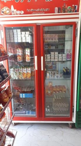 یخچال ویترینی دو دروازه ای فروشی
