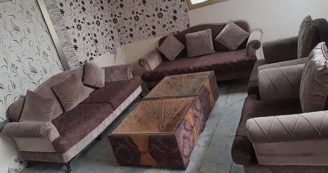یک سیت کوچ 8 نفره ترکی شکل کاملا جدید در حد نو 0729795600