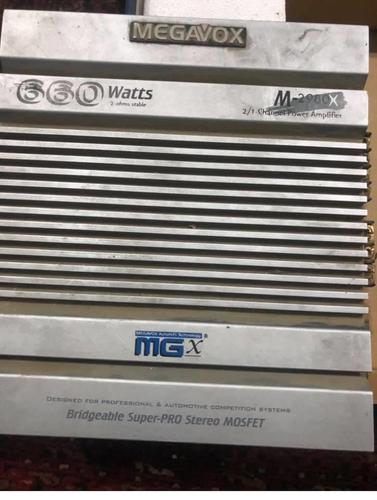 Amplifier for car contect type and woofer 660 watt with line