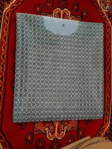 دوه دانی لاسی چارکونجه مکمل سیټان غاړه او پټونوی رنګونه اوښا