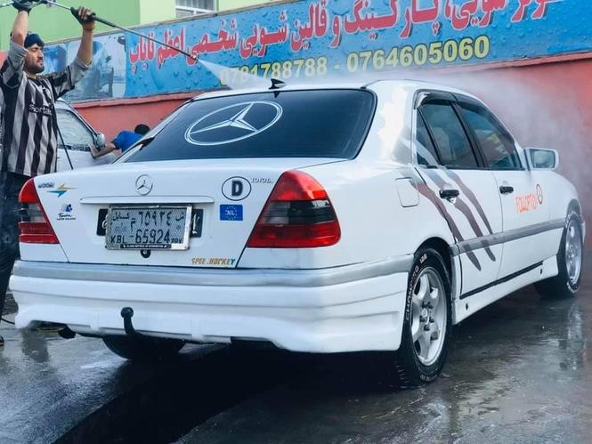 فروش عاجل موتر بنز 95 تپ دار پلیت منفی سه اسناد ۲ سال پاک پط