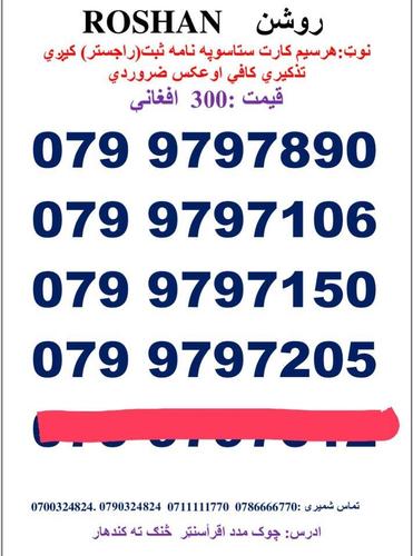 تماس شمیری: 0786666770 0711111770وتسف نمبر