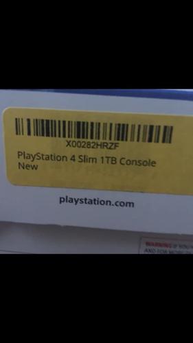 PS4 Slim Storage 1000GB/ 1TB Not used more than 3 months W