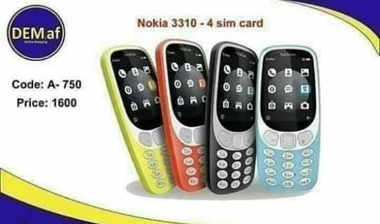 Nokia 3310 چهار سیم کارته در خدمت مشتریان