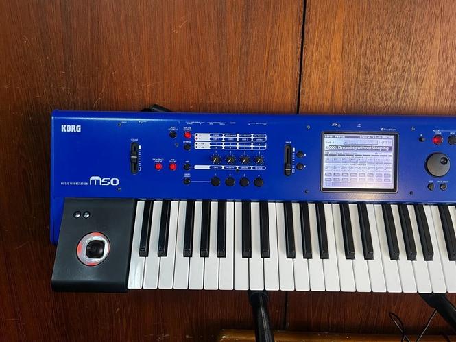 KORG M50-61 61-Key Compact Music Workstation BLUE Limited ed